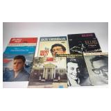 Lot of 8 Vintage Vinyl Records - Elvis, Buddy Holl