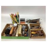 Jewelers Tool Lot with Buffs, Brushes, and
