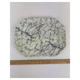 Staffordshire flow mulberry marble pattern platter