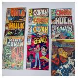 Marvel and Impact Comics, Hulk, Conan, James Bond