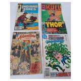 Comic Books Further Adv. Indian Jones, Kull, Thor,