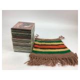 Cds: Bob Dylan, Eagles, Neil Young Crochet Bag