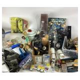 Mixed Tools and Supplies with Bosch 18V Drill