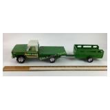 Green Farm Truck with Trailer Toy