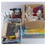 Firetruck Model, Tools, Glassware, and Equipment L