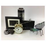 Clock, Pillow, Fabric & Decor, Thermos, Pillow