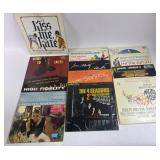 vinyl records, various genres