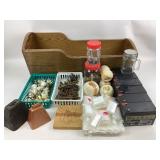 Wooden crib, Werker WKA12-7.5F batteries, twine, a