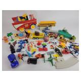 Toy Vehicles: Airplanes, Boats, School Buses, Cons