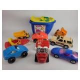 Toy Vehicles:  Boat, Construction, Cars, Trucks, S