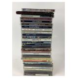 Music CD collection featuring rock bands