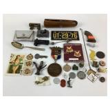 Mixed Historical Memorabilia, Jewelry, Badges, and