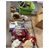 Pyrex Baking Dish, Baskets, Teddy Bears