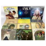 Vinyl Records:  Paul Anka, Peter Frampton, The Car