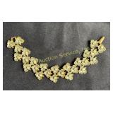 B. S. K. AB rhinestone costume bracelet