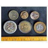 Victorian Metal Picture Buttons Assortment