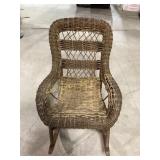 Vintage Wicker Rocking Chair