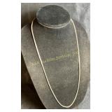 Sterling silver 29-inch necklace, 29 grams