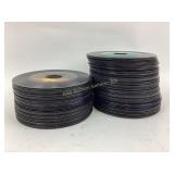 Assorted Vinyl 45 RPM Records Featuring Various Ar