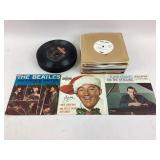 45 RPM Vinyl Records,  The Beatles, Bing Crosby