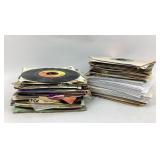 Assorted 45 RPM vinyl records,Elvis