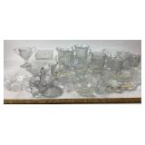 Pressed and Cut Glassware Set