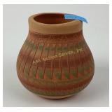 Native American Navajo Pottery 4in., C Billy