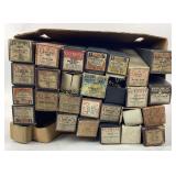 Player piano rolls collection in assorted boxes