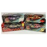 4 NASCAR 1:24 Scale Die-Cast Cars Limited Edition
