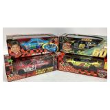 4 NASCAR 1:24 Scale Die-Cast Stock Car Replicas