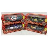 4 NASCAR 1:24 Scale Racing Champions Die-Cast Stoc