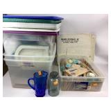 Craft Supplies, Storage Totes, Lighthouse Lamps, W