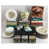 Dinnerware, Books and Cassettes