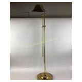 Brass Adjustable Floor Lamp with Shade