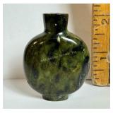 Chinese nephrite jade snuff bottle 51 grams