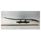Decorative Sword with Wooden Stand - Lord of the R