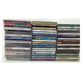 Collection of assorted music CDs
