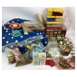 Beading supplies and twin comforter