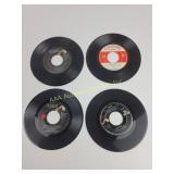 Assorted 45 RPM Records with Sleeves, Elvis,