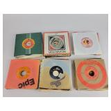 45 RPM Vinyl Records: Lefty Frizzell, The Louvin B