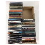 Collection of music CDs from various artists