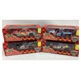 4 NASCAR 1:24 Scale Die-Cast Stock Car Replicas