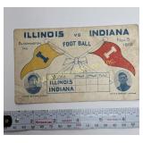 1910 Indiana University vs Illinois Football Score