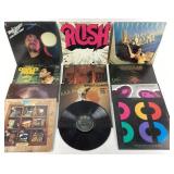 Vinyl records: Bob Seger, Rush, Supertramp,