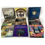 Vinyl albums: Rush, The Temptations, Linda