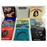 Vinyl records: Eric Clapton, Kenny Rogers,