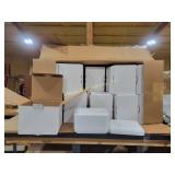 Box of [30] shipping Styrofoam coolers in boxes,