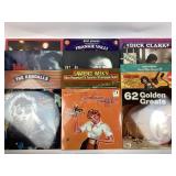 Vinyl records; dick Clark, pat benatar, John