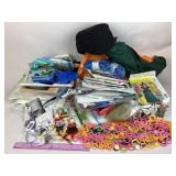 Crafting items; sewing patterns, yarn, fabric,