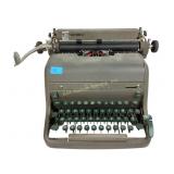 Royal typewriter with green keys